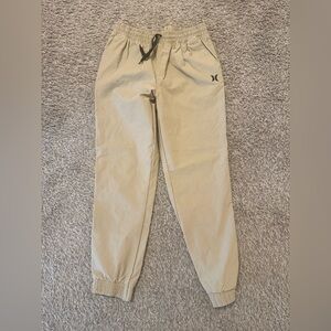 EUC Boys Hurley Khaki Joggers - Size 10/12